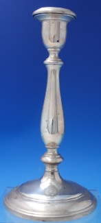 Candlestick #663  c.1920  weighted  8 3/4