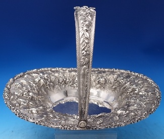 Basket w/ swing handle 12 1/4