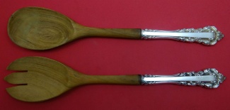 Salad Serving Set w/ olive wood  11