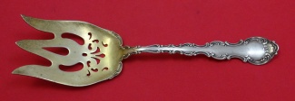 Salad Serving Fork GW  pierced  8 3/4