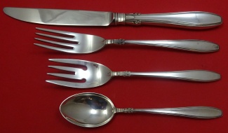 Regular 4-pc Setting availability based on stock listed below - Nocturne by Gorham - Sterling