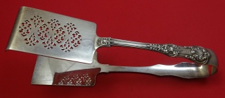 Asparagus Serving Tong pierced  8 1/2