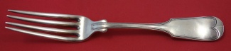 Banquet Fork massive  3.6oz  mono on back  8 1/8