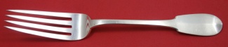 Dinner Fork plain  w/ mono on reverse  8 1/8