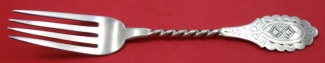 Junior Fork brite-cut  twisted handle  6 1/8