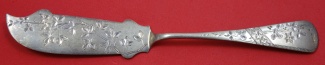Master Butter flat handle brite-cut flowers and leaves  7 3/4