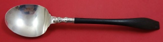 Salad Serving Spoon rare  w/ ebony  11