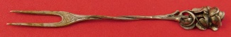 Pickle Fork 2-tine  w/ rose handle  4 7/8