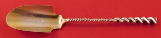 Cheese Scoop with faint gold-wash original 6 1/4
