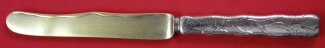 Dessert Knife GW  HH  AS  w/ fruit & branch w/ gold accent 7 1/4