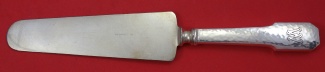 Cake Server HH  SP blade  narrow handle  w/ engraved 