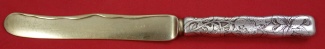 Dessert Knife GW  HH  AS  w/ tiger lily  7 1/4