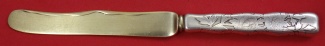 Dessert Knife GW  HH  AS  w/ carnation  7 1/4