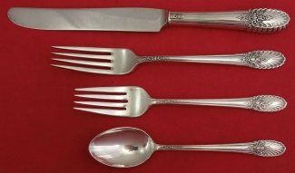 Regular 4-pc Setting availability based on stock listed - Riviera by International - Sterling