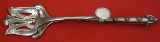 Asparagus Serving Tong / sandwich tong  mechanical  brite-cut  11 1/4