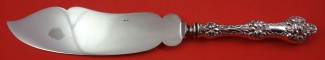 Cake Knife w/ wide  silverplate blade  10 3/4