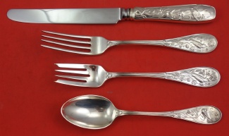 Regular 4-pc Setting availability based on stock listed below - Audubon by Tiffany - Sterling