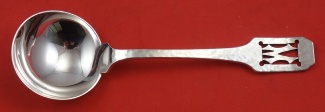 Bouillon Soup Spoon w/ pierced mono 