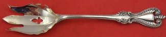 Serving Fork custom made  unusual 3-tine  pierced  8
