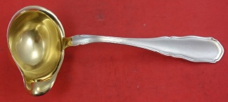 Gravy Ladle GW w/ spout .800 silver 7 3/8