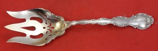 Salad Serving Fork w/ applied lacing  8 1/4