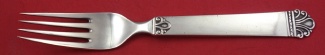 Dinner Fork heavy  marked handmade  7 5/8