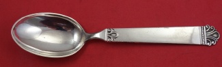 Dinner Spoon heavy  marked handmade  7 1/2