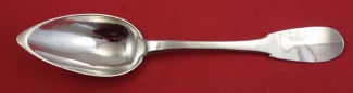 Dinner Spoon Dinner/Serving Spoon by ND.  950 Silver  8 1/4