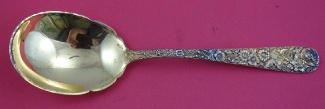 Berry spoon  Scalloped  8 1/4