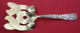 Asparagus Fork from Roslyn Berlin collection pictured in the book 