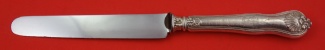 Dinner Knife steel plated  w/ dents  9 3/4