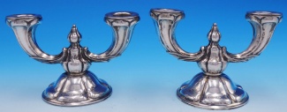 Candlestick pair 2-light 6 1/2