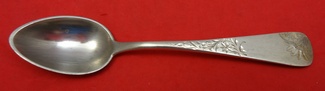 4 O'Clock Spoon abstract design & flower  corner handle  5