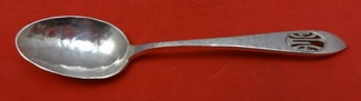 Demitasse Spoon with pierced mono 