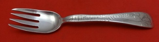 Fish Fork w/ four leaf clover & fern  pictured in Tiffany book page 80 figure 90  6 1/2