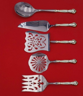 Brunch Serving Set custom made  5-pc which includes: Casserole Spoon 11