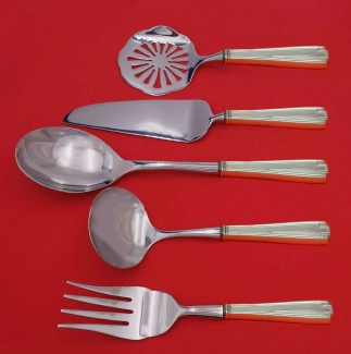Thanksgiving Holiday Serving Set **made to order 5-pc which includes:  Cranberry Server 8 1/2