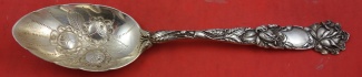 Berry Spoon w/ roses in bowl  8 1/2