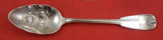 Berry Spoon w/ roses in bowl  8 1/2