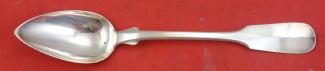 Teaspoon by E. Menner  .800 silver  Fiddle pattern  5 3/4