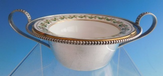 Bouillon Cup w/ Limoges for Shreve liners  sku#2230  - Fourteenth Century by Shreve - Sterling