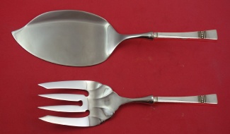 Fish Serving Set / Salmon  **made to order  fork fluted 9 1/4