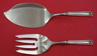 Fish Serving Set / Salmon  **made to order  fork fluted 9 1/4