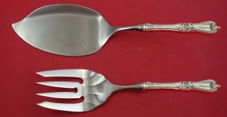 Fish Serving Set / Salmon  **made to order  fork fluted 9 1/4