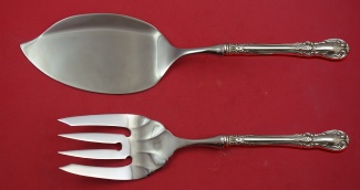 Fish Serving Set / Salmon  **made to order  fork fluted 9 1/4