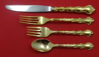 Regular 4-pc Setting availability based on stock listed below - Tara - Vermeil by Reed and Barton - Sterling