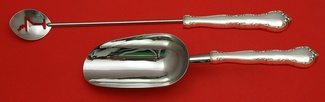 Bar Set **made to order 2-pc Bar Set Which Includes: Martini Spoon 12” & Ice Scoop 9” HH WS - Mignonette by Lunt - Sterling