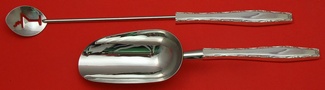Bar Set **made to order 2-pc Bar Set Which Includes: Martini Spoon 12” & Ice Scoop 9” HH WS - Rapallo by Lunt - Sterling