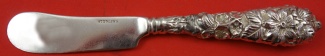 Butter Spreader hollow handle AS  not marked repousse  5 1/2