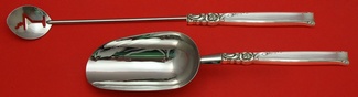 Bar Set **made to order 2-pc Bar Set Which Includes: Martini Spoon 12” & Ice Scoop 9” HH WS - Silver Rose by Oneida - Sterling